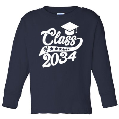 Future Class of 2034 Kindergarten Class Toddler Long Sleeve Shirt