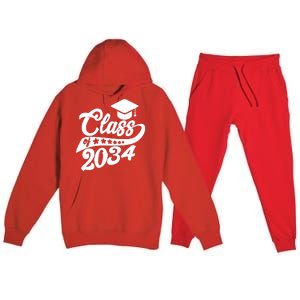 Future Class of 2034 Kindergarten Class Premium Hooded Sweatsuit Set