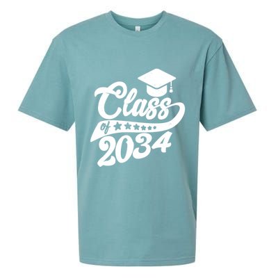 Future Class of 2034 Kindergarten Class Sueded Cloud Jersey T-Shirt