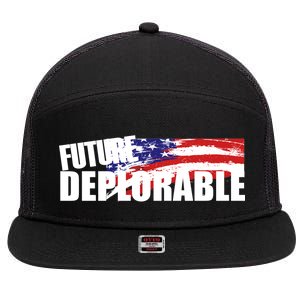 Future Deplorable 7 Panel Mesh Trucker Snapback Hat