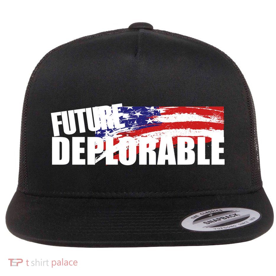 Future Deplorable Flat Bill Trucker Hat