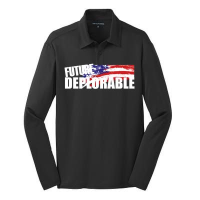 Future Deplorable Silk Touch Performance Long Sleeve Polo