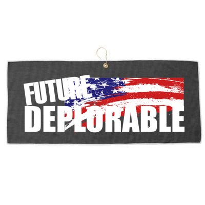 Future Deplorable Large Microfiber Waffle Golf Towel