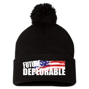 Future Deplorable Pom Pom 12in Knit Beanie