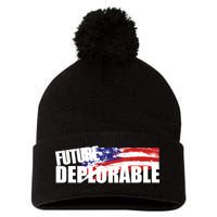 Future Deplorable Pom Pom 12in Knit Beanie