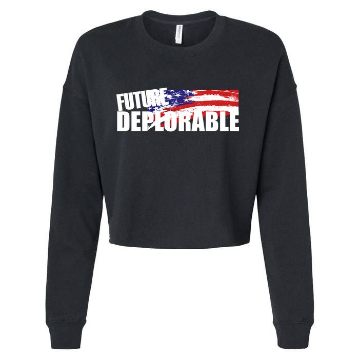 Future Deplorable Cropped Pullover Crew