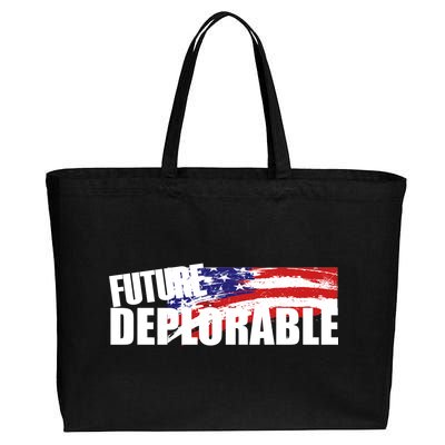 Future Deplorable Cotton Canvas Jumbo Tote