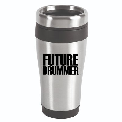 Future Drummer 16oz Travel Tumbler