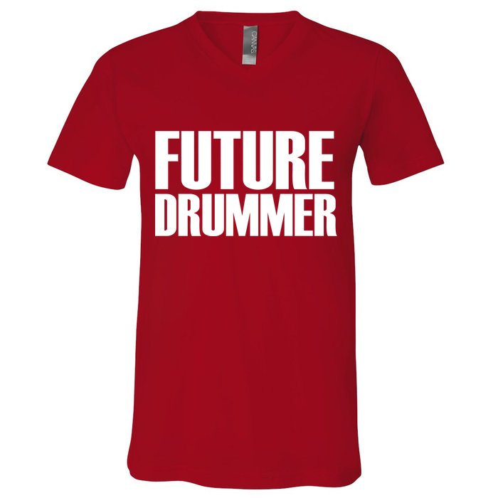 Future Drummer V-Neck T-Shirt