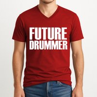 Future Drummer V-Neck T-Shirt