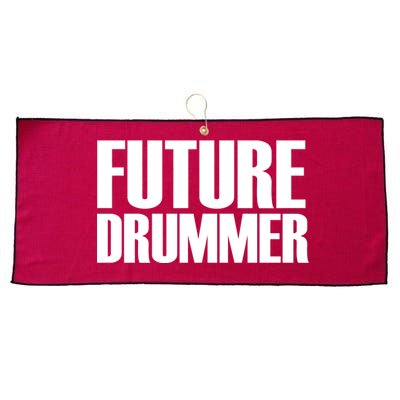 Future Drummer Large Microfiber Waffle Golf Towel