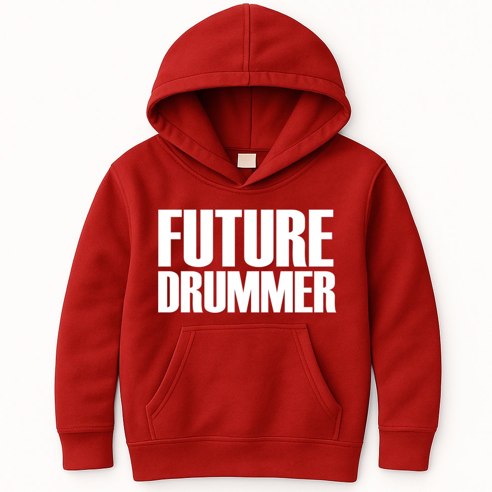 Future Drummer Kids Hoodie