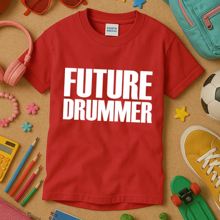 Future Drummer Kids T-Shirt