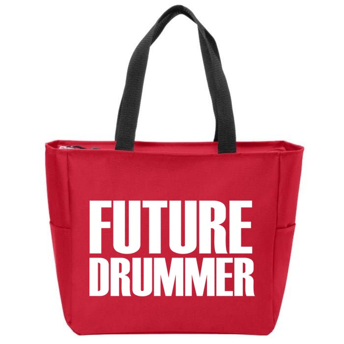 Future Drummer Zip Tote Bag