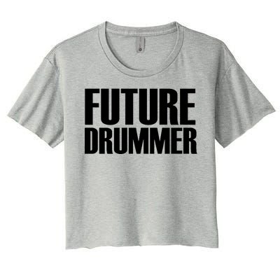 Future Drummer Women's Crop Top Tee