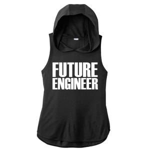 Future Engineer Ladies PosiCharge Tri-Blend Wicking Draft Hoodie Tank