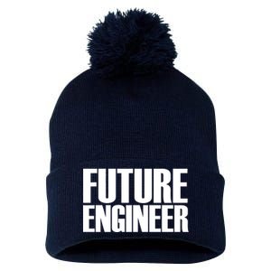 Future Engineer Pom Pom 12in Knit Beanie