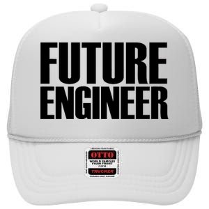 Future Engineer High Crown Mesh Back Trucker Hat