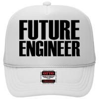 Future Engineer High Crown Mesh Back Trucker Hat