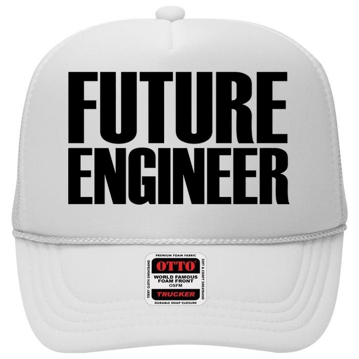 Future Engineer High Crown Mesh Back Trucker Hat