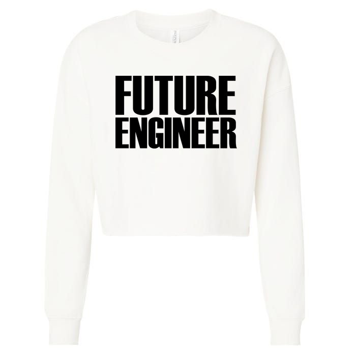 Future Engineer Cropped Pullover Crew