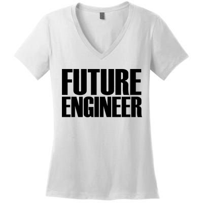 Future Engineer Women's V-Neck T-Shirt