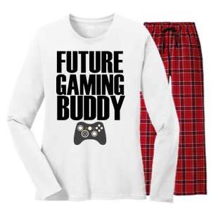 Future Gaming Buddy Women's Long Sleeve Flannel Pajama Set 