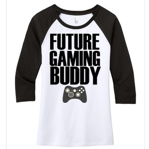 Future Gaming Buddy Women's Tri-Blend 3/4-Sleeve Raglan Shirt