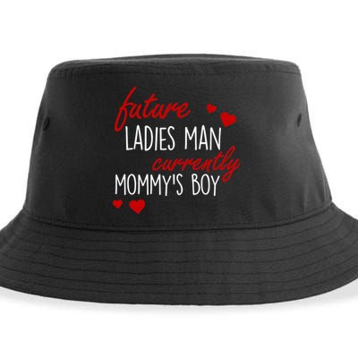 Future Ladies Man Currently Mommy's Boy Sustainable Bucket Hat