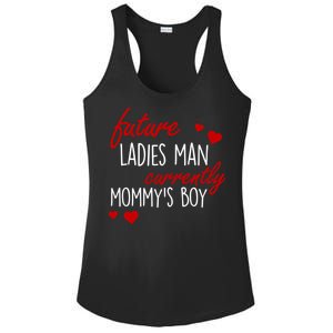 Future Ladies Man Currently Mommy's Boy Ladies PosiCharge Competitor Racerback Tank