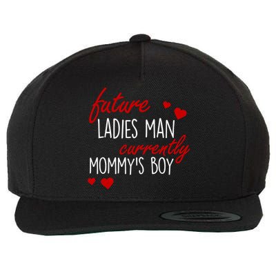 Future Ladies Man Currently Mommy's Boy Wool Snapback Cap