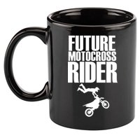 Future Motocross Rider 11oz C Handle Ceramic Mug