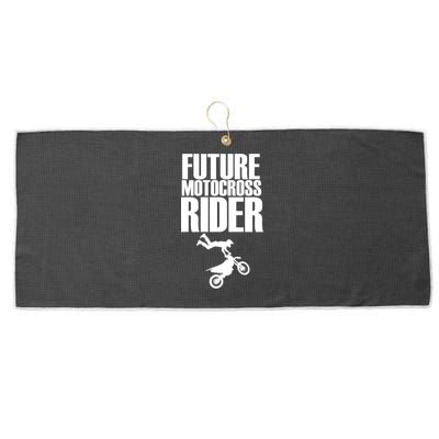 Future Motocross Rider Large Microfiber Waffle Golf Towel