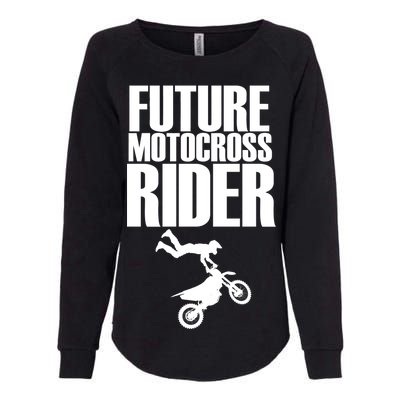 Future Motocross Rider Womens California Wash Sweatshirt