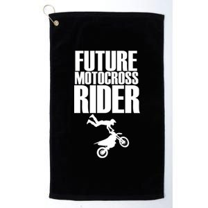 Future Motocross Rider Platinum Collection Golf Towel