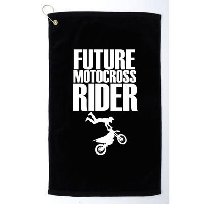 Future Motocross Rider Platinum Collection Golf Towel