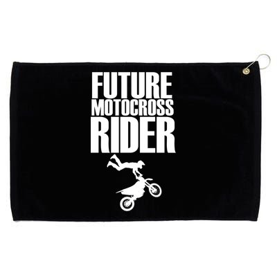 Future Motocross Rider Grommeted Golf Towel