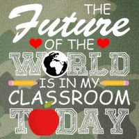 Future Of The World Is In My Classroom Legacy Tie Dye Trucker Hat