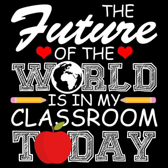 Future Of The World Is In My Classroom Flexfit Unipanel Trucker Cap