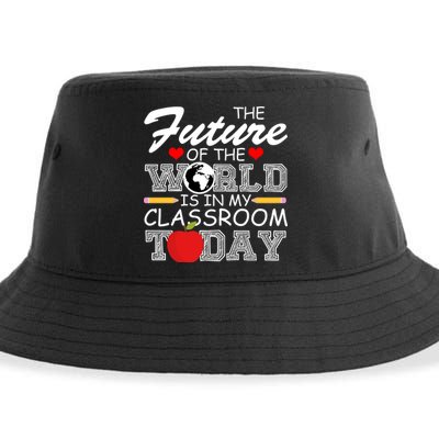 Future Of The World Is In My Classroom Sustainable Bucket Hat