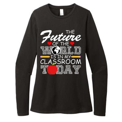 Future Of The World Is In My Classroom Womens CVC Long Sleeve Shirt