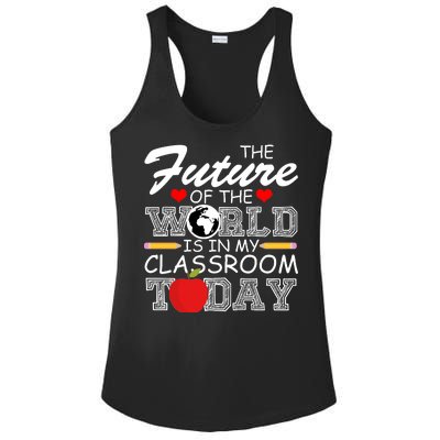 Future Of The World Is In My Classroom Ladies PosiCharge Competitor Racerback Tank