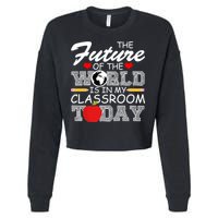 Future Of The World Is In My Classroom Cropped Pullover Crew