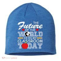 Future Of The World Is In My Classroom Sustainable Beanie
