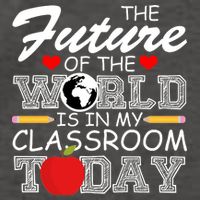 Future Of The World Is In My Classroom Vector Backpack