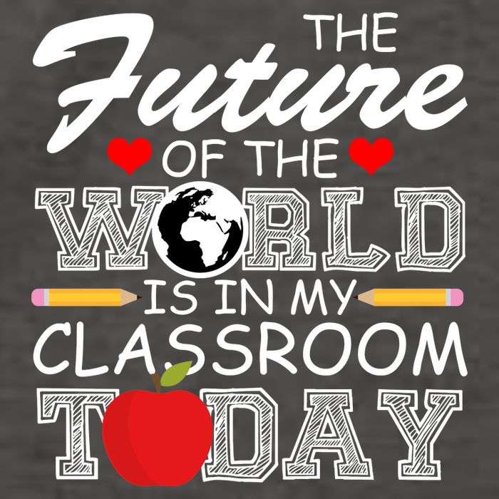 Future Of The World Is In My Classroom Vector Backpack