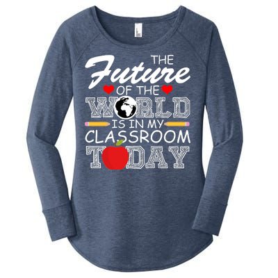 Future Of The World Is In My Classroom Women's Perfect Tri Tunic Long Sleeve Shirt