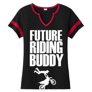 Future Riding Buddy - Motocross Ladies Halftime Notch Neck Tee