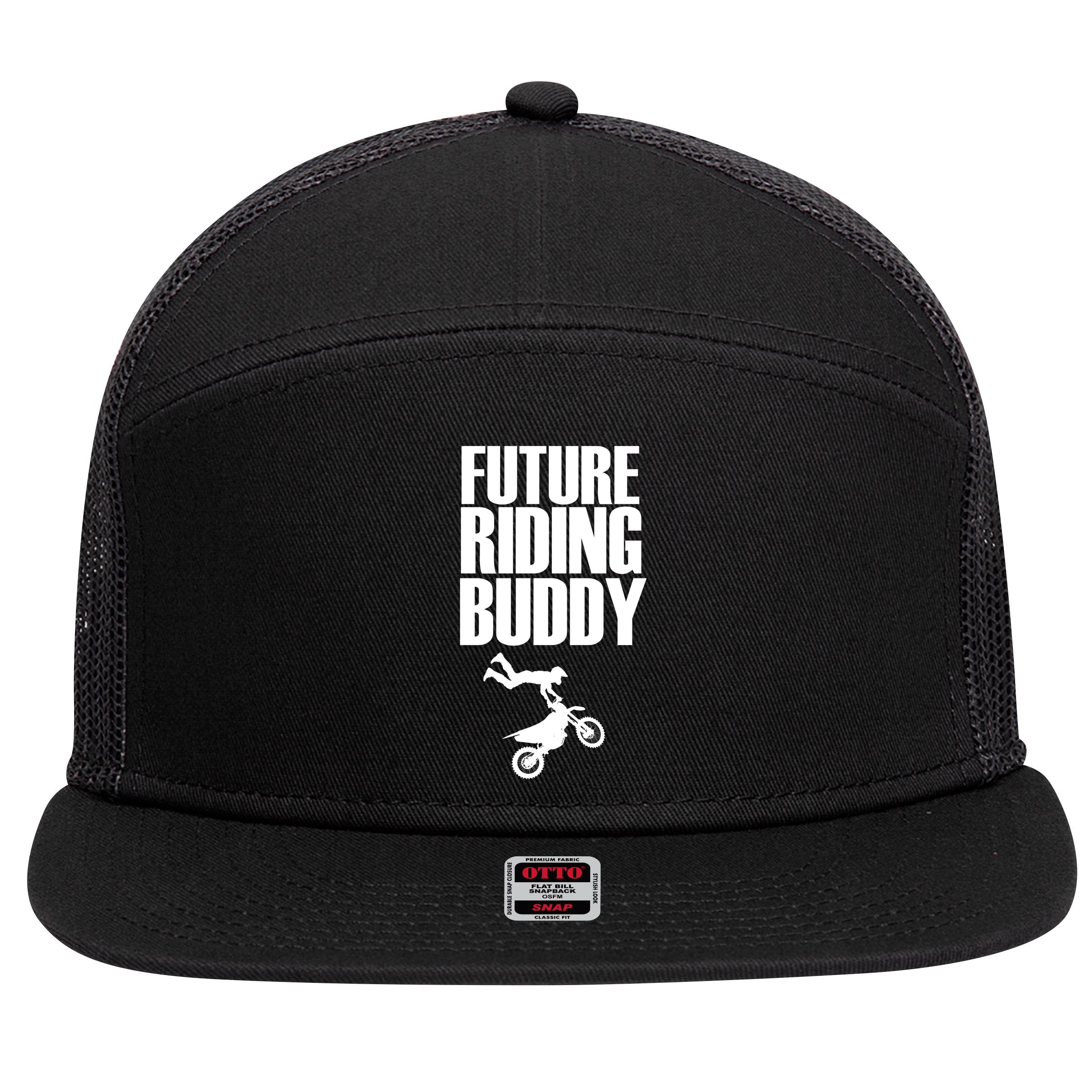 Future Riding Buddy - Motocross 7 Panel Mesh Trucker Snapback Hat