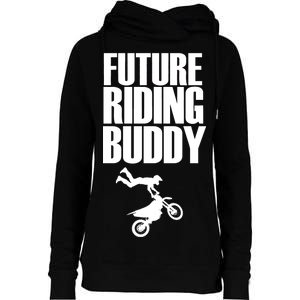 Future Riding Buddy - Motocross Womens Funnel Neck Pullover Hood